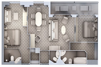O2 - Owner's 2 Bedroom Suite