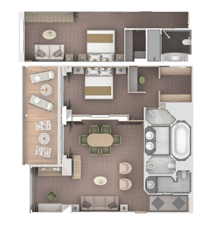 O2 - Owner's 2 Bedroom Suite